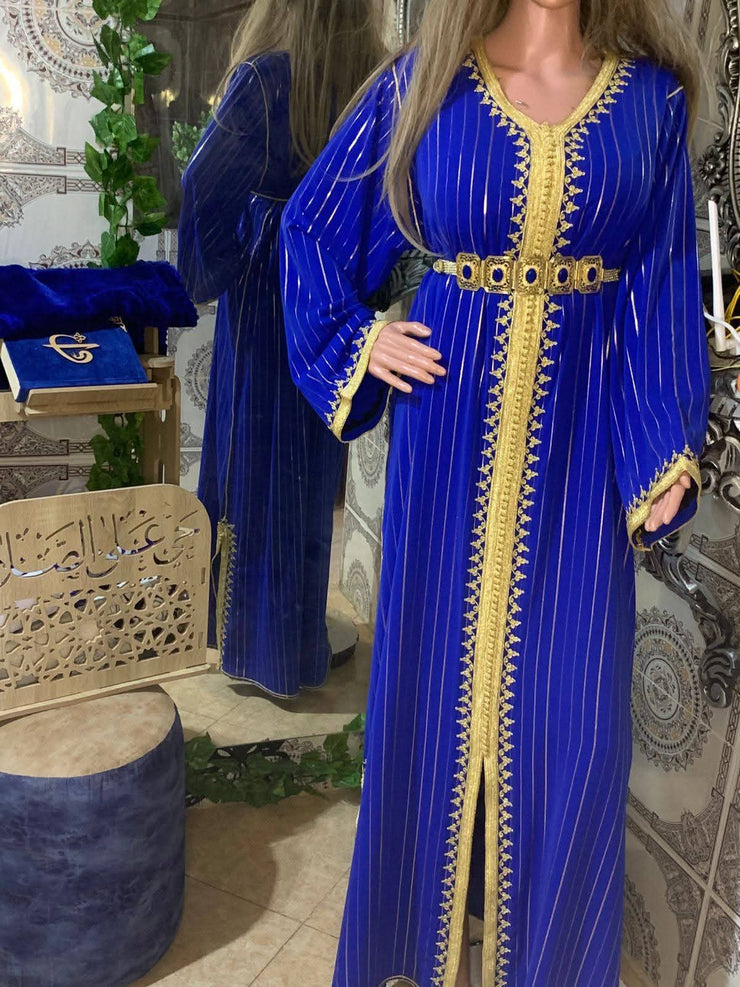 Blue caftan