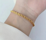 Gold-plated bracelet