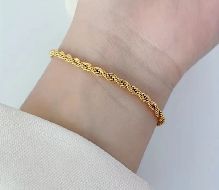 Gold-plated bracelet