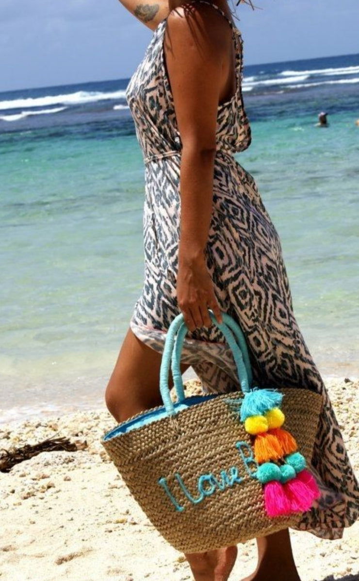 Straw Beach bag