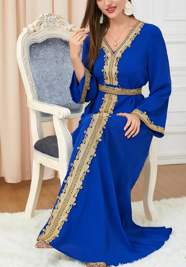 Blue caftan